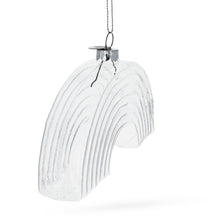 Load image into Gallery viewer, Rainbow Clear Glass Christmas Ornament
