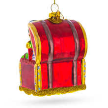 Load image into Gallery viewer, Teddy Bear, Nutcracker, and Gift Chest Glass Christmas Ornament