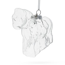 Load image into Gallery viewer, Horse Clear Glass Christmas Ornament