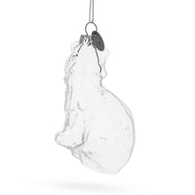 Load image into Gallery viewer, Cat Clear Glass Christmas Ornament