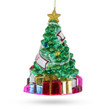 Load image into Gallery viewer, Decorated Christmas Tree Glass Christmas Ornament