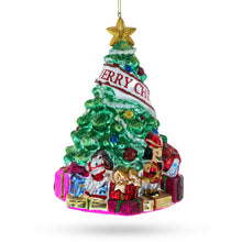 Load image into Gallery viewer, Decorated Christmas Tree Glass Christmas Ornament