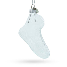 Load image into Gallery viewer, Stiletto Shoe Clear Glass Christmas Ornament