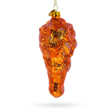 Load image into Gallery viewer, Chicken Drumstick Glass Christmas Ornament