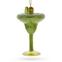 Load image into Gallery viewer, Refreshing Cocktail with Lime Glass Christmas Ornament