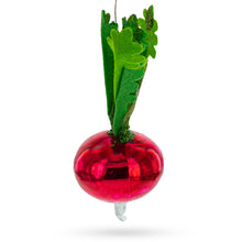Load image into Gallery viewer, Vibrant Radish Glass Christmas Ornament