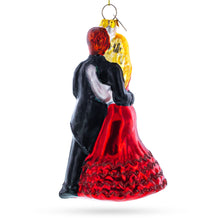 Load image into Gallery viewer, Graceful Dancing Couple Glass Christmas Ornament