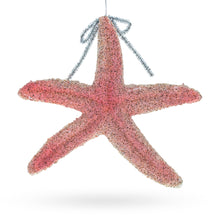 Load image into Gallery viewer, Starfish Glass Christmas Ornament