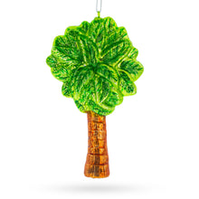 Load image into Gallery viewer, Tropical Coconut Tree Glass Christmas Ornament