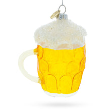 Load image into Gallery viewer, Glass of Foamy Beer Glass Christmas Ornament
