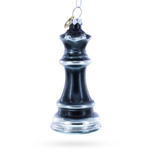 Load image into Gallery viewer, Queen Chess Glass Christmas Ornament