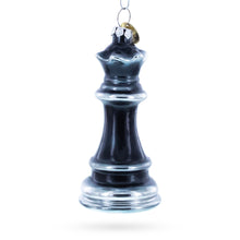 Load image into Gallery viewer, Queen Chess Glass Christmas Ornament