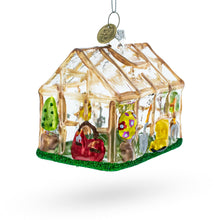 Load image into Gallery viewer, Greenhouse and Gardner Tools Glass Christmas Ornament