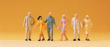 Load image into Gallery viewer, Preiser 14134 HO Scale Pedestrians -- Passers-By pkg(6)