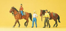 Load image into Gallery viewer, Preiser 10500 HO Scale Sports &amp; Recreation -- Riders w/Horses #1