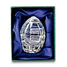 Load image into Gallery viewer, Engraved Crystal Easter Egg with Gift Box 3 Inches Tall