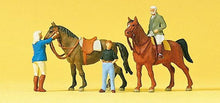 Load image into Gallery viewer, Preiser 10503 HO Scale Sports &amp; Recreation -- At The Riding School #2