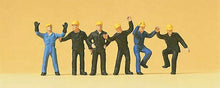 Load image into Gallery viewer, Preiser 14105 HO Scale Railroad Personnel -- Railway Shunters