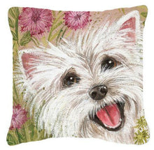 Load image into Gallery viewer, Westie by Judith Yates Canvas Decorative Pillow JYJ0018PW1414