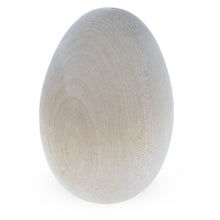 Load image into Gallery viewer, Unfinished Blank Wooden Egg with Detachable Stand 3.25 Inches