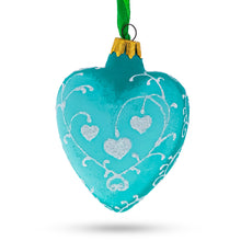 Load image into Gallery viewer, I Love Dogs Heart Glass Christmas Ornament