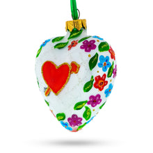 Load image into Gallery viewer, Arrow In Red Heart Valentine's Day Glass Ornament