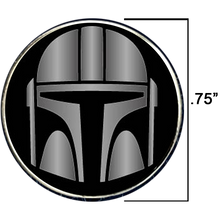 Load image into Gallery viewer, PBX-006-G Order of the Mandalorian Beskar plated Lapel Pin