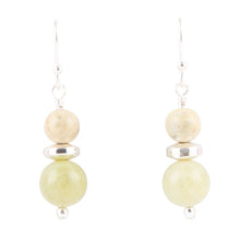 Load image into Gallery viewer, Chartruese Lemon Jade Drop Earrings