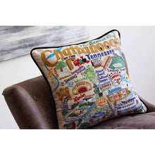 Load image into Gallery viewer, Chattanooga Hand-Embroidered Pillow by CatStudio