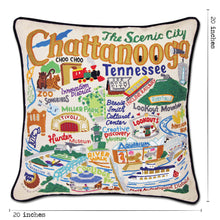 Load image into Gallery viewer, Chattanooga Hand-Embroidered Pillow by CatStudio