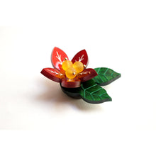 Load image into Gallery viewer, Christmas Flower Button Cover by Laliblue