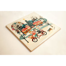 Load image into Gallery viewer, Christmas Market Tile by Laliblue