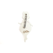 Load image into Gallery viewer, Christmas Ornament with Stars Brooch by Laliblue