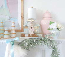 Load image into Gallery viewer, White Tiered Christmas Trees with 22K Gold Brushstroke Accent