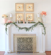 Load image into Gallery viewer, Blush Tiered Christmas Trees with 22K Gold Brushstroke Accent