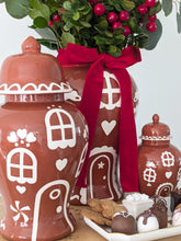 Load image into Gallery viewer, Gingerbread House Ginger Jars