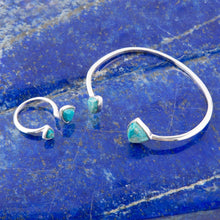 Load image into Gallery viewer, Chrysocolla Open Cuff Bracelet