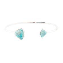 Load image into Gallery viewer, Chrysocolla Open Cuff Bracelet