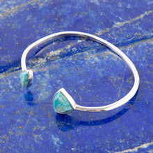 Load image into Gallery viewer, Chrysocolla Open Cuff Bracelet
