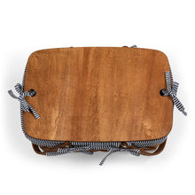 Load image into Gallery viewer, Kansas Handwoven Wood Picnic Basket