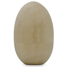 Load image into Gallery viewer, Set of 6 Fillable Unfinished Wooden Eggs 2.75 Inches