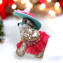 Load image into Gallery viewer, Cocker Spaniel w/Hat Ornament by December Diamonds