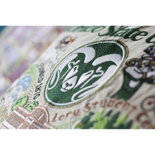 Load image into Gallery viewer, Colorado State University Collegiate Embroidered Pillow by CatStudio