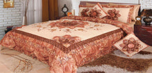 Load image into Gallery viewer, DaDa Bedding Floral Autumn Leaves Warm Bronze Bedspread Comforter Set (BM4304L)
