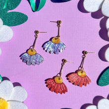Load image into Gallery viewer, Coneflower Bloom Acrylic Earrings