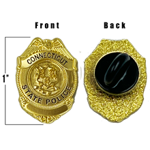 Load image into Gallery viewer, PBX-002-H Connecticut State Police Trooper Pin CT Officer CSP