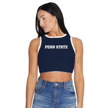 Load image into Gallery viewer, Penn State Contrast Touchdown Ribbed Tank