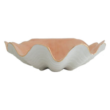Load image into Gallery viewer, Clam Shell Bowl with 22K Gold Accent
