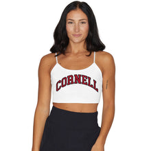 Load image into Gallery viewer, Cornell White Spaghetti Tank