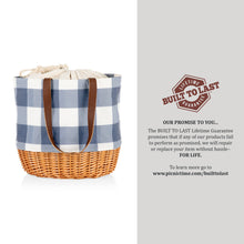 Load image into Gallery viewer, Coronado Canvas and Willow Basket Tote